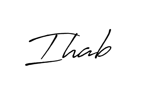 Here are the top 10 professional signature styles for the name Ihab . These are the best autograph styles you can use for your name. Ihab  signature style 7 images and pictures png