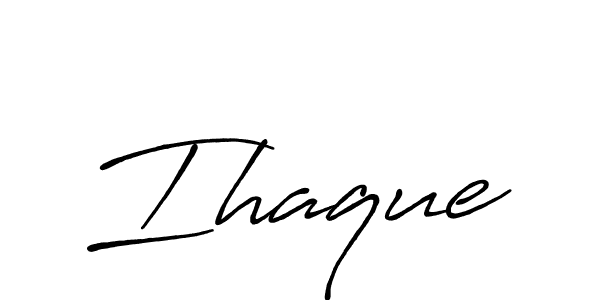 Once you've used our free online signature maker to create your best signature Antro_Vectra_Bolder style, it's time to enjoy all of the benefits that Ihaque name signing documents. Ihaque signature style 7 images and pictures png