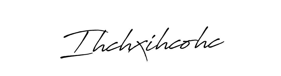 Design your own signature with our free online signature maker. With this signature software, you can create a handwritten (Antro_Vectra_Bolder) signature for name Ihchxihcohc. Ihchxihcohc signature style 7 images and pictures png