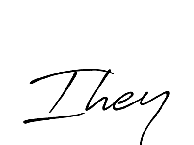 How to make Ihey name signature. Use Antro_Vectra_Bolder style for creating short signs online. This is the latest handwritten sign. Ihey signature style 7 images and pictures png