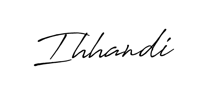 Similarly Antro_Vectra_Bolder is the best handwritten signature design. Signature creator online .You can use it as an online autograph creator for name Ihhandi. Ihhandi signature style 7 images and pictures png