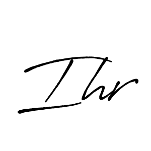 if you are searching for the best signature style for your name Ihr. so please give up your signature search. here we have designed multiple signature styles  using Antro_Vectra_Bolder. Ihr signature style 7 images and pictures png