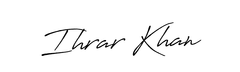How to Draw Ihrar Khan signature style? Antro_Vectra_Bolder is a latest design signature styles for name Ihrar Khan. Ihrar Khan signature style 7 images and pictures png