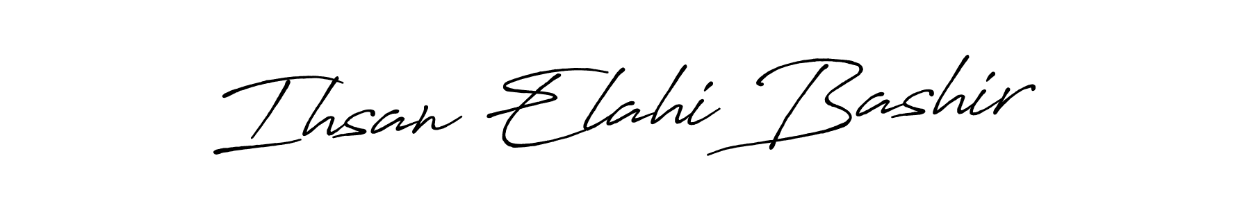 Design your own signature with our free online signature maker. With this signature software, you can create a handwritten (Antro_Vectra_Bolder) signature for name Ihsan Elahi Bashir. Ihsan Elahi Bashir signature style 7 images and pictures png