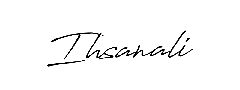 if you are searching for the best signature style for your name Ihsanali. so please give up your signature search. here we have designed multiple signature styles  using Antro_Vectra_Bolder. Ihsanali signature style 7 images and pictures png