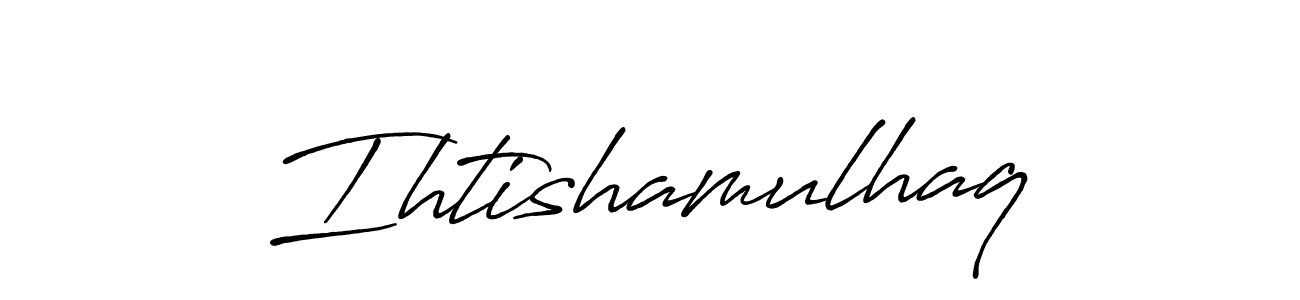 You can use this online signature creator to create a handwritten signature for the name Ihtishamulhaq. This is the best online autograph maker. Ihtishamulhaq signature style 7 images and pictures png