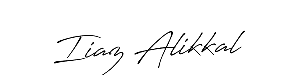 Similarly Antro_Vectra_Bolder is the best handwritten signature design. Signature creator online .You can use it as an online autograph creator for name Iiaz Alikkal. Iiaz Alikkal signature style 7 images and pictures png