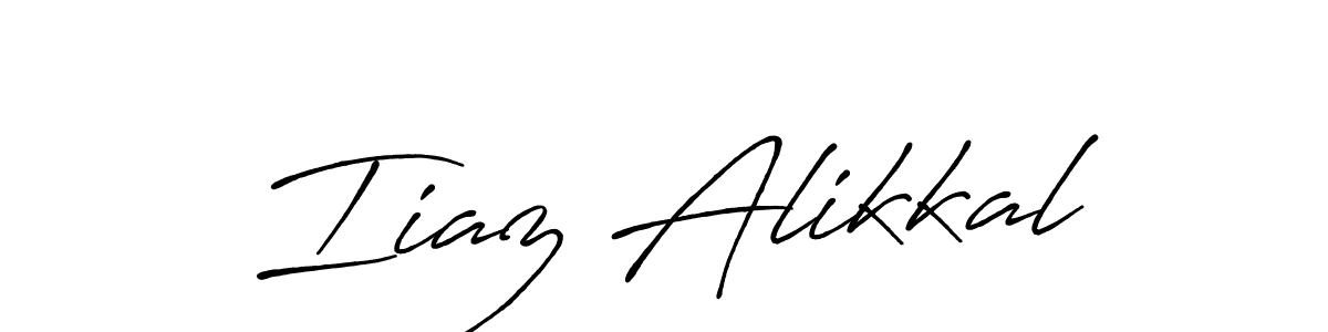 Similarly Antro_Vectra_Bolder is the best handwritten signature design. Signature creator online .You can use it as an online autograph creator for name Iiaz Alikkal. Iiaz Alikkal signature style 7 images and pictures png