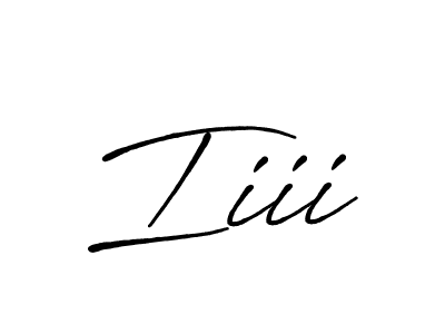 Use a signature maker to create a handwritten signature online. With this signature software, you can design (Antro_Vectra_Bolder) your own signature for name Iiii. Iiii signature style 7 images and pictures png