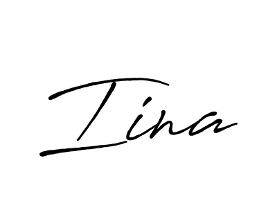 Create a beautiful signature design for name Iina. With this signature (Antro_Vectra_Bolder) fonts, you can make a handwritten signature for free. Iina signature style 7 images and pictures png