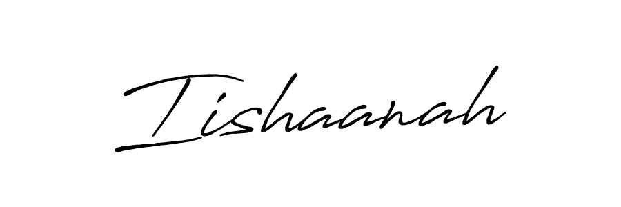 if you are searching for the best signature style for your name Iishaanah. so please give up your signature search. here we have designed multiple signature styles  using Antro_Vectra_Bolder. Iishaanah signature style 7 images and pictures png