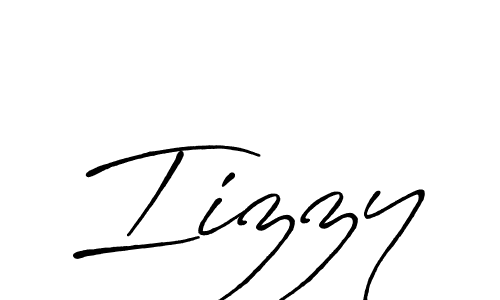 Similarly Antro_Vectra_Bolder is the best handwritten signature design. Signature creator online .You can use it as an online autograph creator for name Iizzy. Iizzy signature style 7 images and pictures png