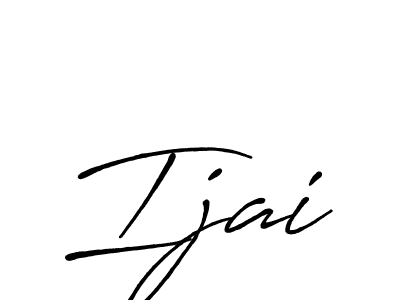 You should practise on your own different ways (Antro_Vectra_Bolder) to write your name (Ijai) in signature. don't let someone else do it for you. Ijai signature style 7 images and pictures png