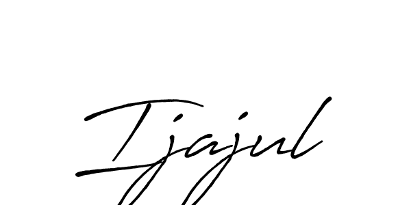 Create a beautiful signature design for name Ijajul. With this signature (Antro_Vectra_Bolder) fonts, you can make a handwritten signature for free. Ijajul signature style 7 images and pictures png