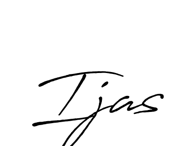The best way (Antro_Vectra_Bolder) to make a short signature is to pick only two or three words in your name. The name Ijas include a total of six letters. For converting this name. Ijas signature style 7 images and pictures png