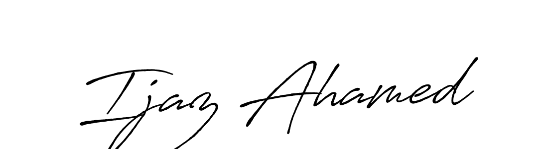 Make a short Ijaz Ahamed signature style. Manage your documents anywhere anytime using Antro_Vectra_Bolder. Create and add eSignatures, submit forms, share and send files easily. Ijaz Ahamed signature style 7 images and pictures png