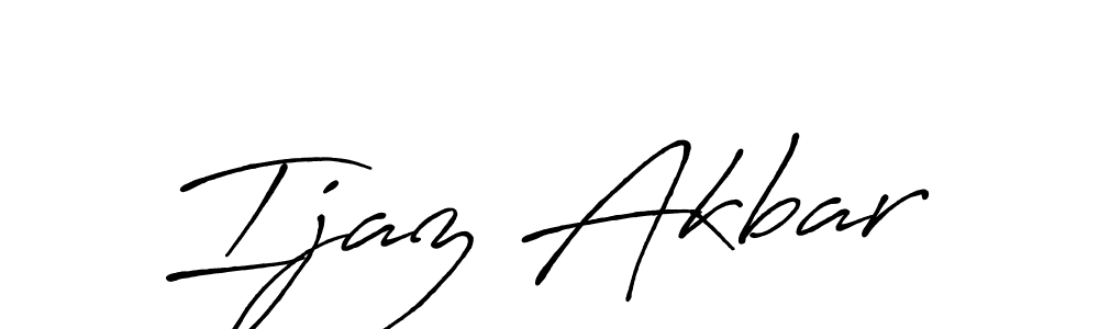 How to Draw Ijaz Akbar signature style? Antro_Vectra_Bolder is a latest design signature styles for name Ijaz Akbar. Ijaz Akbar signature style 7 images and pictures png