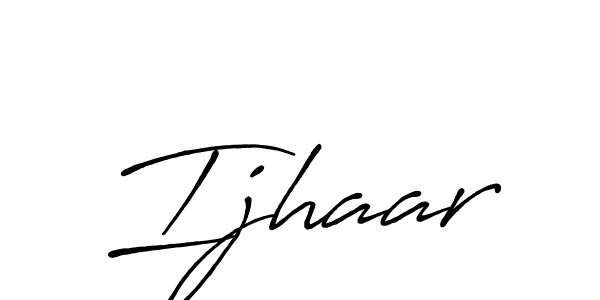 Design your own signature with our free online signature maker. With this signature software, you can create a handwritten (Antro_Vectra_Bolder) signature for name Ijhaar. Ijhaar signature style 7 images and pictures png