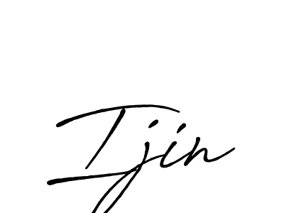 Once you've used our free online signature maker to create your best signature Antro_Vectra_Bolder style, it's time to enjoy all of the benefits that Ijin name signing documents. Ijin signature style 7 images and pictures png