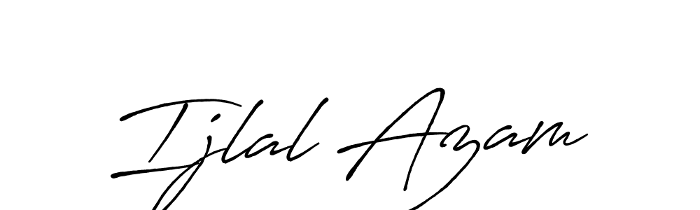 Antro_Vectra_Bolder is a professional signature style that is perfect for those who want to add a touch of class to their signature. It is also a great choice for those who want to make their signature more unique. Get Ijlal Azam name to fancy signature for free. Ijlal Azam signature style 7 images and pictures png