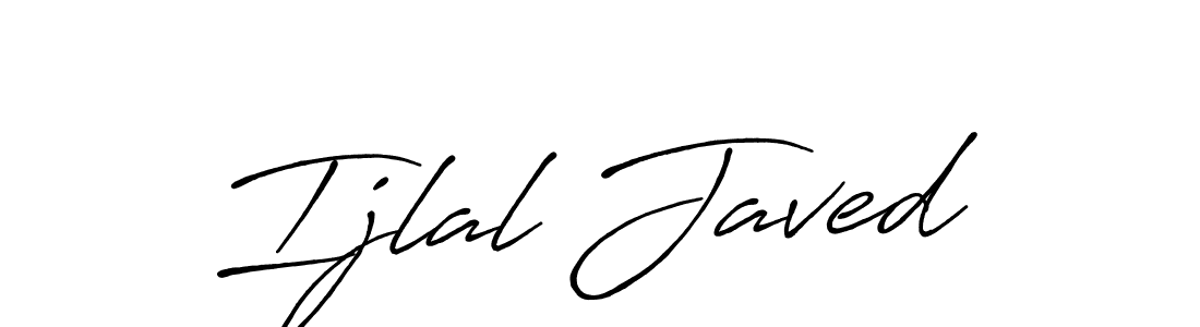 You should practise on your own different ways (Antro_Vectra_Bolder) to write your name (Ijlal Javed) in signature. don't let someone else do it for you. Ijlal Javed signature style 7 images and pictures png