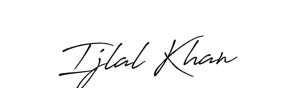 Similarly Antro_Vectra_Bolder is the best handwritten signature design. Signature creator online .You can use it as an online autograph creator for name Ijlal Khan. Ijlal Khan signature style 7 images and pictures png