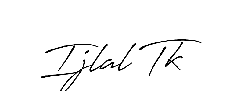 This is the best signature style for the Ijlal Tk name. Also you like these signature font (Antro_Vectra_Bolder). Mix name signature. Ijlal Tk signature style 7 images and pictures png