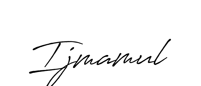Also we have Ijmamul name is the best signature style. Create professional handwritten signature collection using Antro_Vectra_Bolder autograph style. Ijmamul signature style 7 images and pictures png