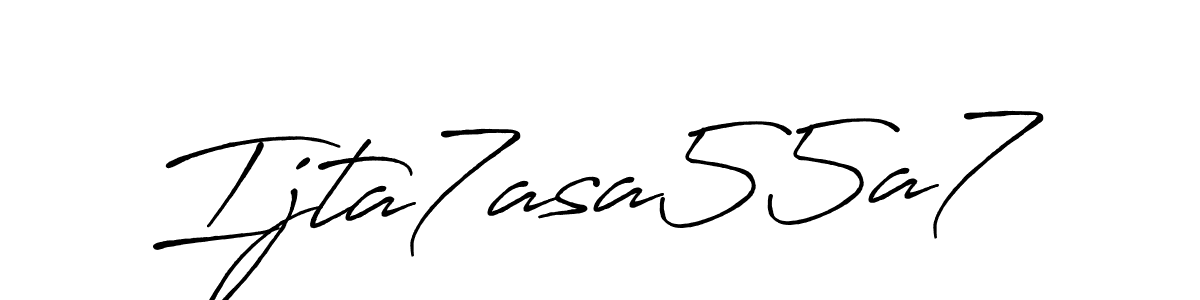 Here are the top 10 professional signature styles for the name Ijta7asa55a7. These are the best autograph styles you can use for your name. Ijta7asa55a7 signature style 7 images and pictures png