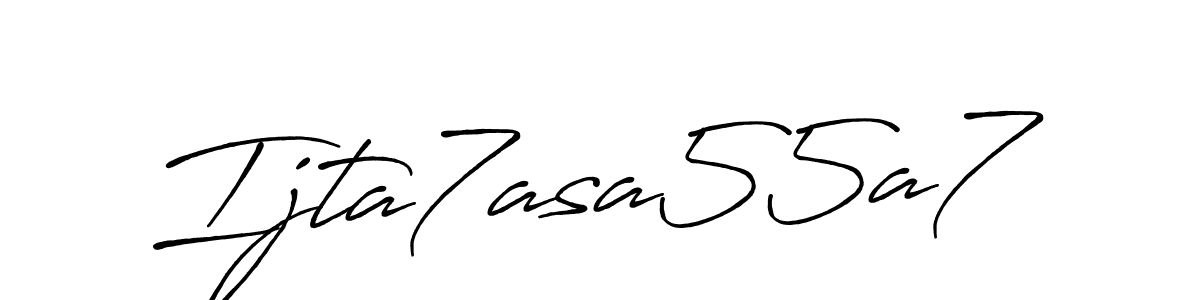 It looks lik you need a new signature style for name Ijta7asa55a7. Design unique handwritten (Antro_Vectra_Bolder) signature with our free signature maker in just a few clicks. Ijta7asa55a7 signature style 7 images and pictures png