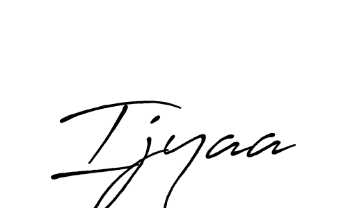 Design your own signature with our free online signature maker. With this signature software, you can create a handwritten (Antro_Vectra_Bolder) signature for name Ijyaa. Ijyaa signature style 7 images and pictures png