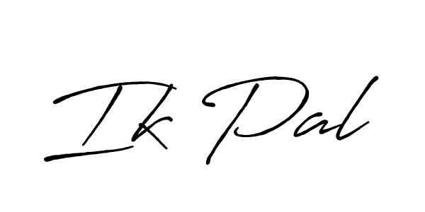 Also we have Ik Pal name is the best signature style. Create professional handwritten signature collection using Antro_Vectra_Bolder autograph style. Ik Pal signature style 7 images and pictures png