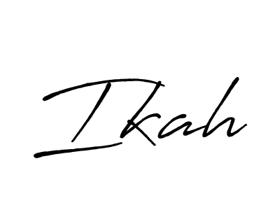 The best way (Antro_Vectra_Bolder) to make a short signature is to pick only two or three words in your name. The name Ikah include a total of six letters. For converting this name. Ikah signature style 7 images and pictures png