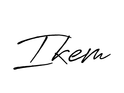 How to make Ikem name signature. Use Antro_Vectra_Bolder style for creating short signs online. This is the latest handwritten sign. Ikem signature style 7 images and pictures png