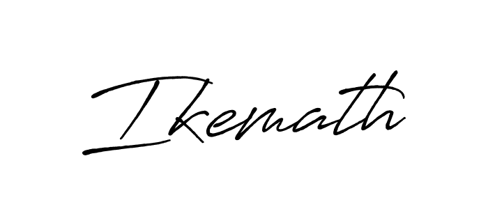 Design your own signature with our free online signature maker. With this signature software, you can create a handwritten (Antro_Vectra_Bolder) signature for name Ikemath. Ikemath signature style 7 images and pictures png