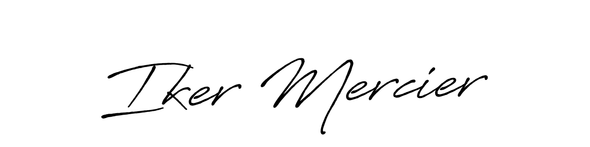 Similarly Antro_Vectra_Bolder is the best handwritten signature design. Signature creator online .You can use it as an online autograph creator for name Iker Mercier. Iker Mercier signature style 7 images and pictures png