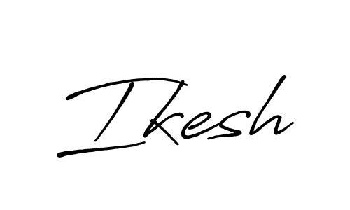 Create a beautiful signature design for name Ikesh. With this signature (Antro_Vectra_Bolder) fonts, you can make a handwritten signature for free. Ikesh signature style 7 images and pictures png