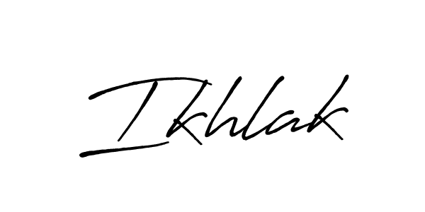 You can use this online signature creator to create a handwritten signature for the name Ikhlak. This is the best online autograph maker. Ikhlak signature style 7 images and pictures png