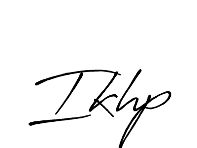 The best way (Antro_Vectra_Bolder) to make a short signature is to pick only two or three words in your name. The name Ikhp include a total of six letters. For converting this name. Ikhp signature style 7 images and pictures png