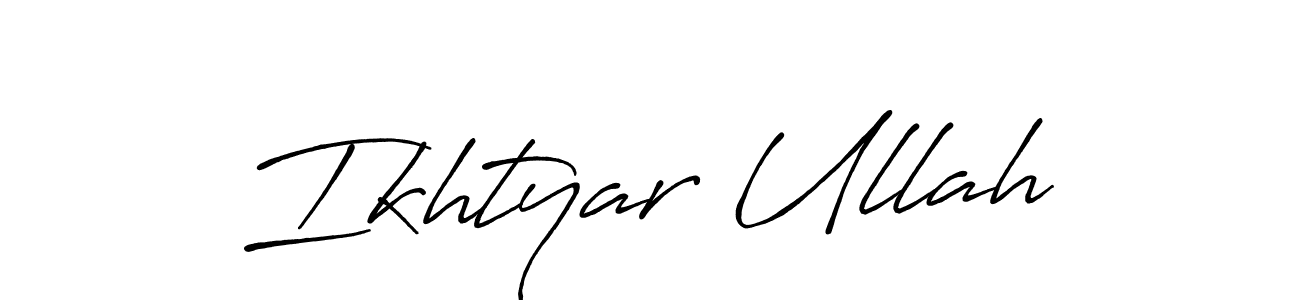 It looks lik you need a new signature style for name Ikhtyar Ullah. Design unique handwritten (Antro_Vectra_Bolder) signature with our free signature maker in just a few clicks. Ikhtyar Ullah signature style 7 images and pictures png