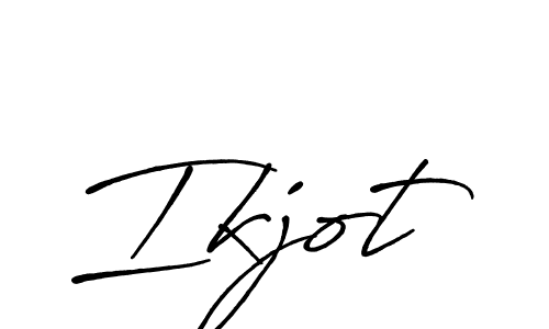 How to make Ikjot signature? Antro_Vectra_Bolder is a professional autograph style. Create handwritten signature for Ikjot name. Ikjot signature style 7 images and pictures png