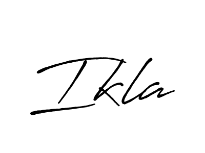 if you are searching for the best signature style for your name Ikla. so please give up your signature search. here we have designed multiple signature styles  using Antro_Vectra_Bolder. Ikla signature style 7 images and pictures png