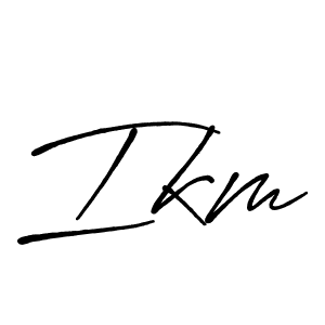 You should practise on your own different ways (Antro_Vectra_Bolder) to write your name (Ikm) in signature. don't let someone else do it for you. Ikm signature style 7 images and pictures png