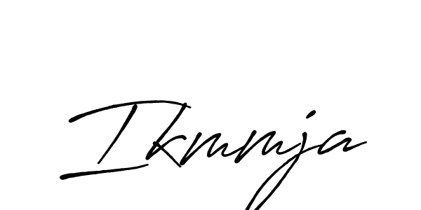 Create a beautiful signature design for name Ikmmja. With this signature (Antro_Vectra_Bolder) fonts, you can make a handwritten signature for free. Ikmmja signature style 7 images and pictures png