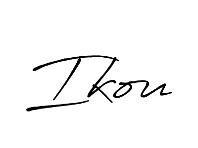 Design your own signature with our free online signature maker. With this signature software, you can create a handwritten (Antro_Vectra_Bolder) signature for name Ikou. Ikou signature style 7 images and pictures png