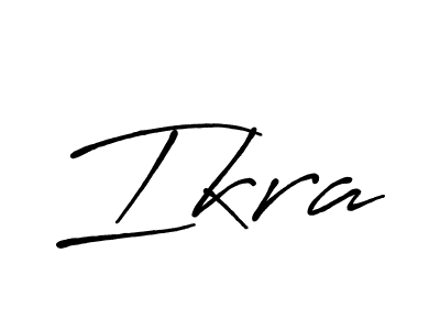 Design your own signature with our free online signature maker. With this signature software, you can create a handwritten (Antro_Vectra_Bolder) signature for name Ikra. Ikra signature style 7 images and pictures png