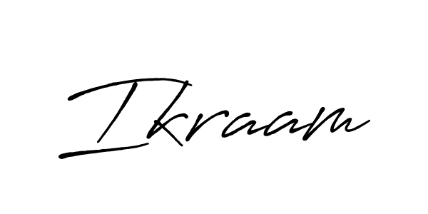 Similarly Antro_Vectra_Bolder is the best handwritten signature design. Signature creator online .You can use it as an online autograph creator for name Ikraam. Ikraam signature style 7 images and pictures png