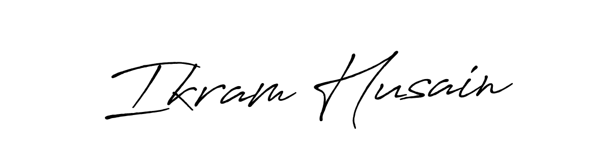 How to Draw Ikram Husain signature style? Antro_Vectra_Bolder is a latest design signature styles for name Ikram Husain. Ikram Husain signature style 7 images and pictures png