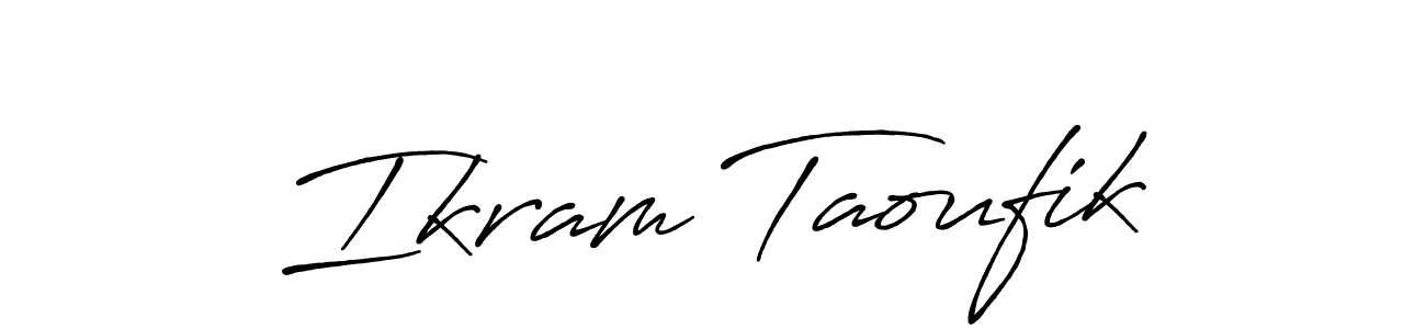 Here are the top 10 professional signature styles for the name Ikram Taoufik. These are the best autograph styles you can use for your name. Ikram Taoufik signature style 7 images and pictures png