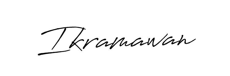 The best way (Antro_Vectra_Bolder) to make a short signature is to pick only two or three words in your name. The name Ikramawan include a total of six letters. For converting this name. Ikramawan signature style 7 images and pictures png